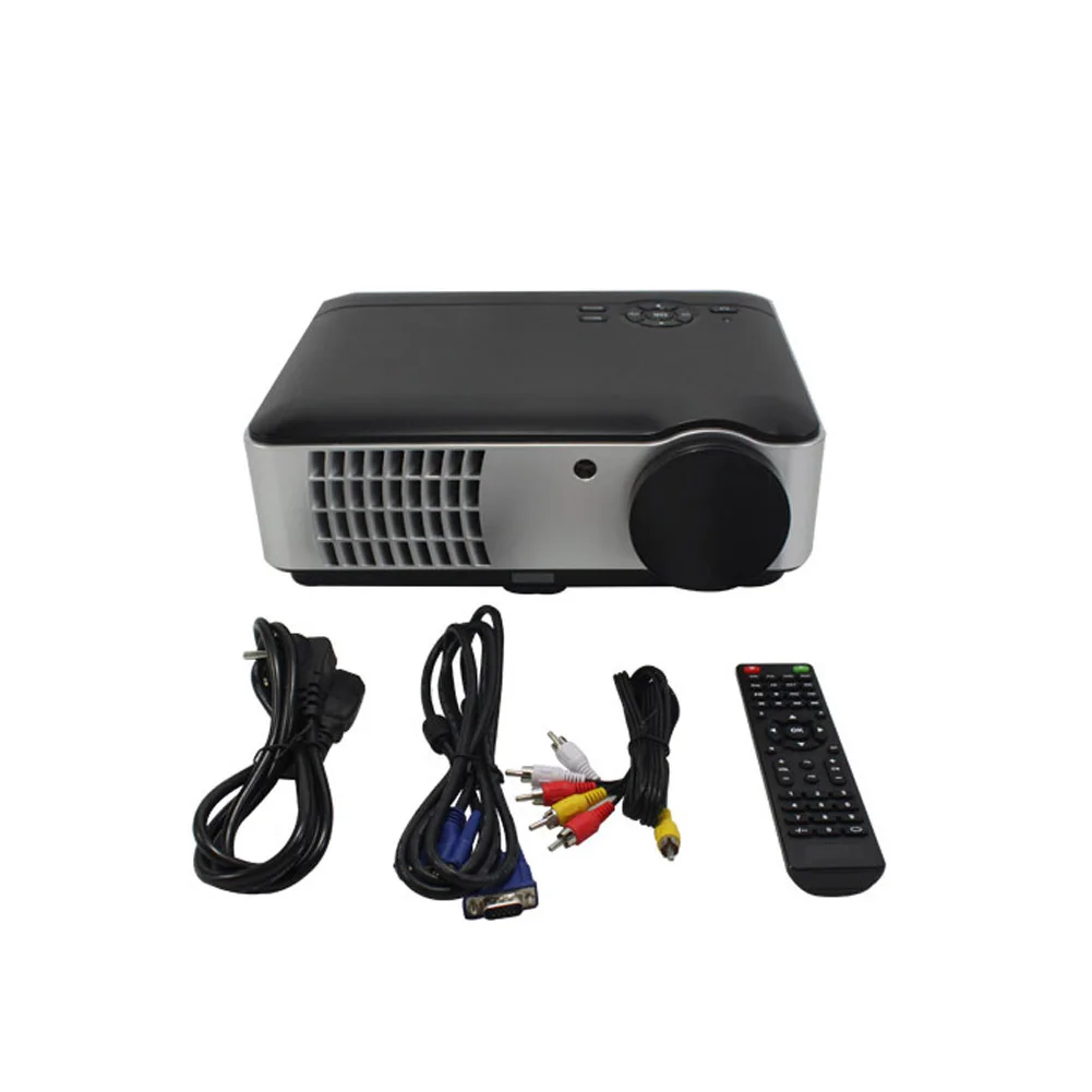 300 дюймов Система Android Full HD 1080 P 3000 люмен 1280*800 Видео HDMI USB LED Домашний Кинотеатр 3D