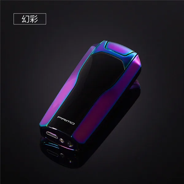 rainbow Подвешивающее зажигание Arc электронная USB электрическая Предотвращающая потерю Зажигалка для подарка на день рождения и свадьбу зажигалки с bluetooth - Цвет: rainbow