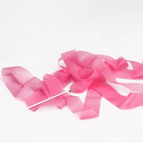 Gym Dance Ribbon Rhythmic Gymnastic Streamer Rod Baton Twirling Chinese New Year Party |