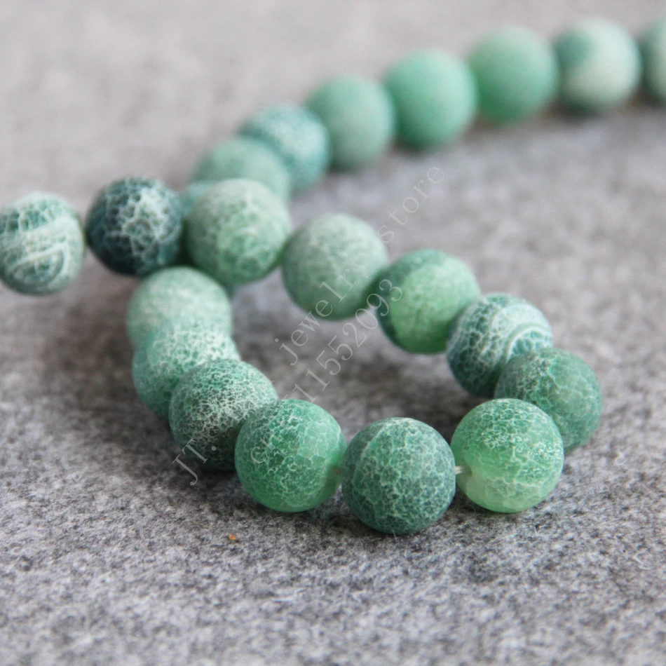 New Style 12mm Natural Green Sand Onyx Stones Beads Fit for Making Bracelet Necklace DIY Women Manual Jewelry Wholesale | Украшения и
