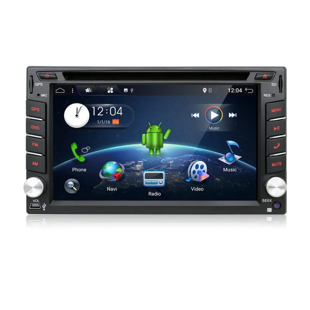 2 din автомагнитола Android 7 1 автомобильный dvd-плеер стерео Мультимедиа gps + Wifi Bluetooth