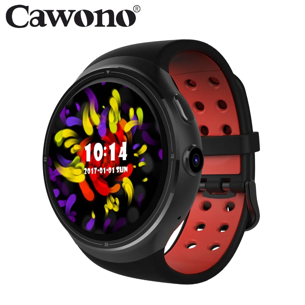Cawono CA03 gps Wi Fi 3g Bluetooth Smart часы 1 ГБ + 16 MTK6580 нано сим карты наручные сердечного ритма