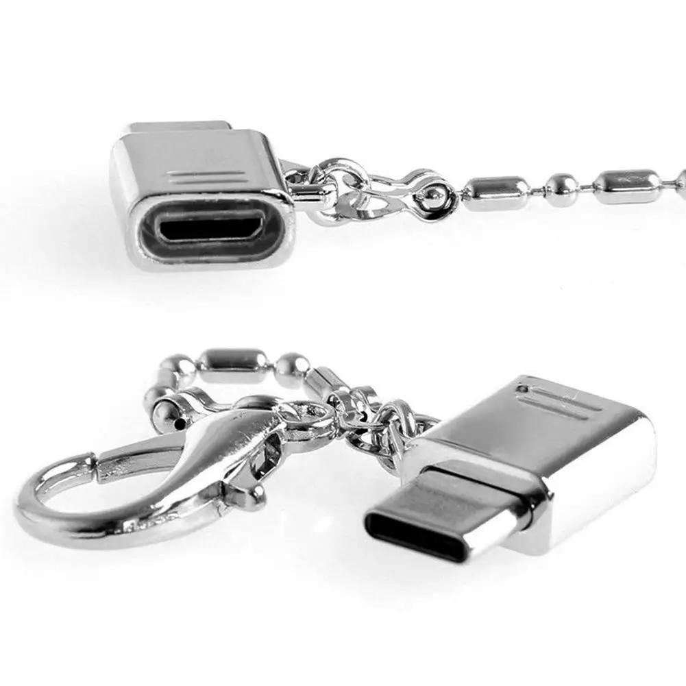 USB Cable Metal Micro 2.0 Female to 3.1 Type C Male Converter USB-C OTG Adapter Convert | Компьютеры и офис