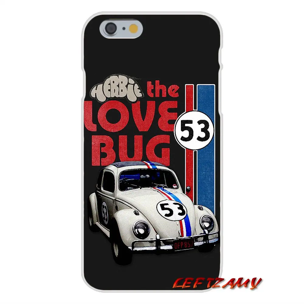 Прозрачный чехол из материала tpu сумка Herbie 53 VW жук Жук гибкий для samsung Galaxy S3 S4 S5