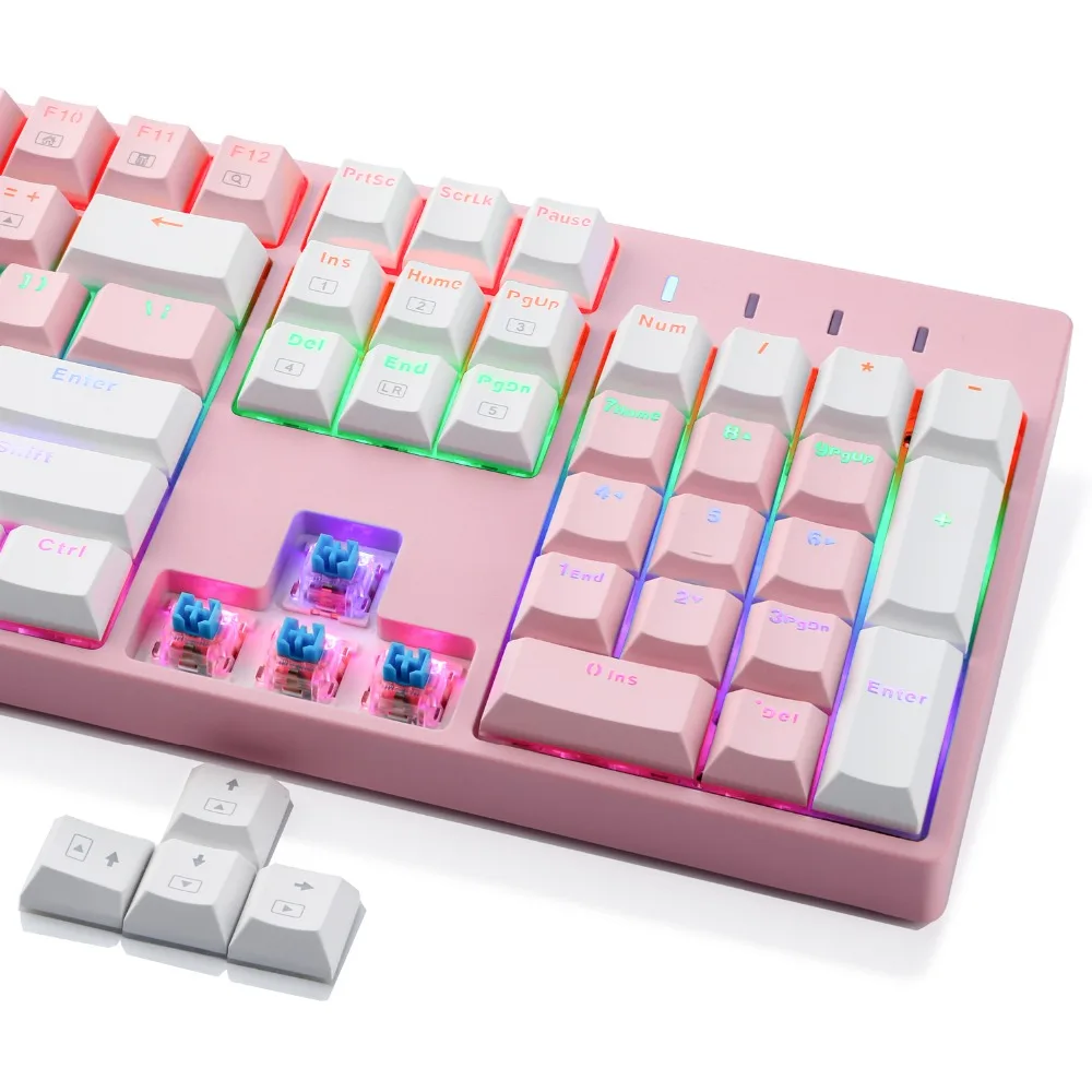 Механическая игровая клавиатура PBT с использованием клавиш cherry mx Pbt doubleshot 9 цветов