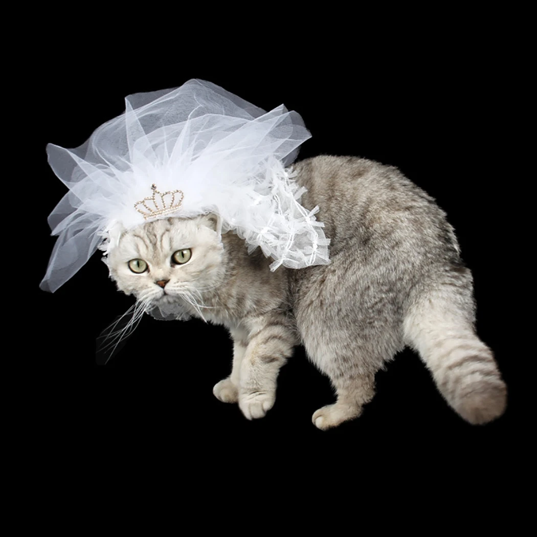 Головная повязка для кошек креативная модная декоративная свадебная