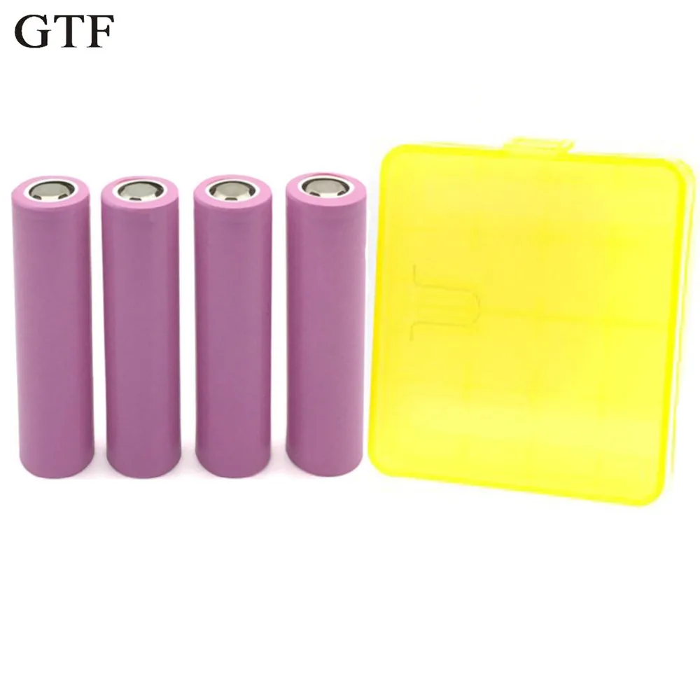 GTF 4 шт. 3 7 в оригинальный аккумулятор 18650 2600 мАч литий-ионная аккумуляторная