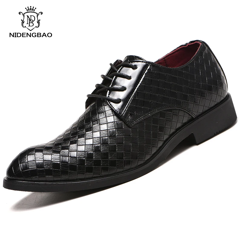 Брендовая мужская обувь в деловом стиле большие размеры 38-48 официальная