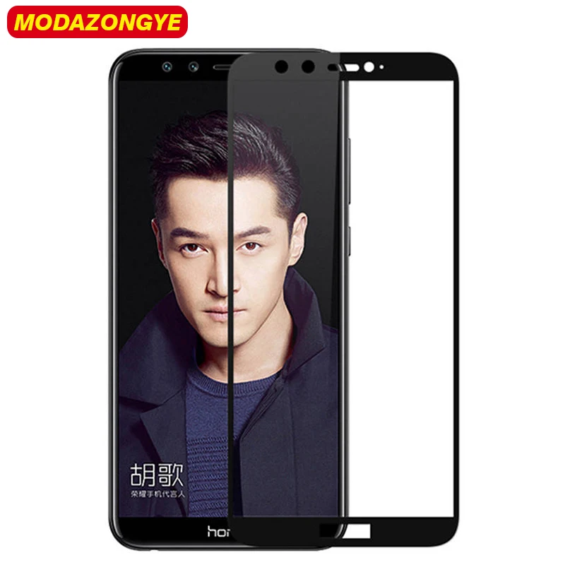 Закаленное стекло для Huawei Honor 9 Lite защитная пленка полное покрытие закаленное LLD L31
