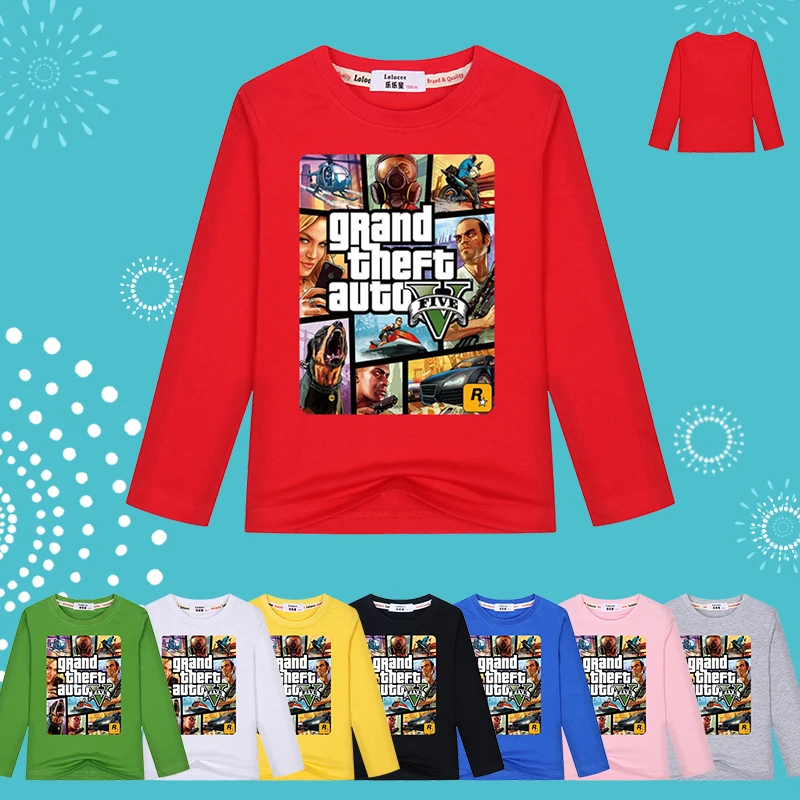 2018 с длинным рукавом детская футболка для мальчиков и девочек одежда из хлопка 8
