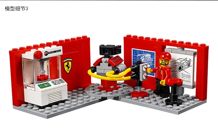 Китайский бренд 28005 кирпичей Игрушечные лошадки DIY Building Конструкторы совместимые