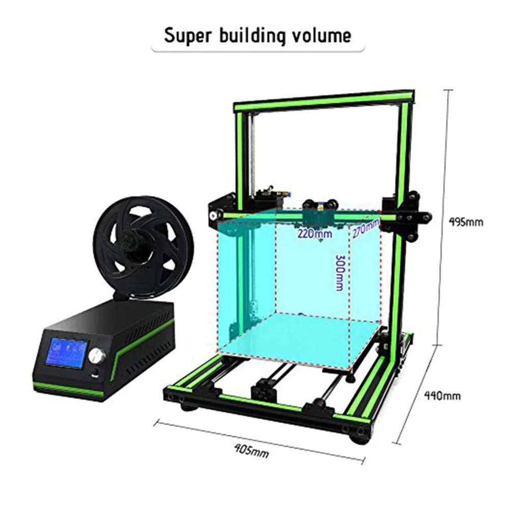 Дешевые Anet E10 A6 Impresora 3d принтер Высокая точность Reprap Prusa i3 3d принтер DIY комплект офф-лайн печати с 10 м PLA нити