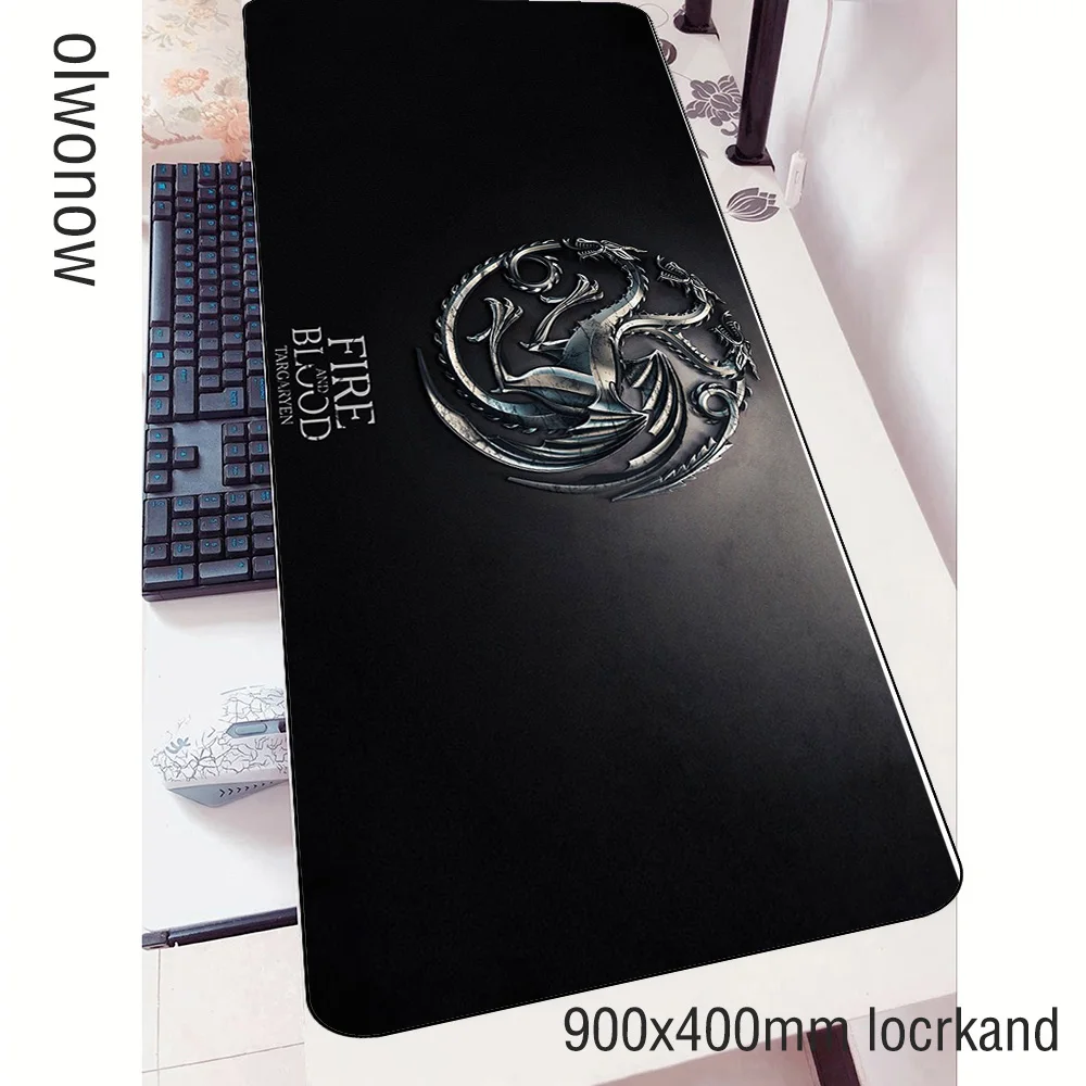 Коврик для мыши Game of Thrones 900x400 мм коврик для мыши notbook компьютерный коврик для мыши с блокировкой края игровой коврик геймерская клавиатура Коврик для мыши