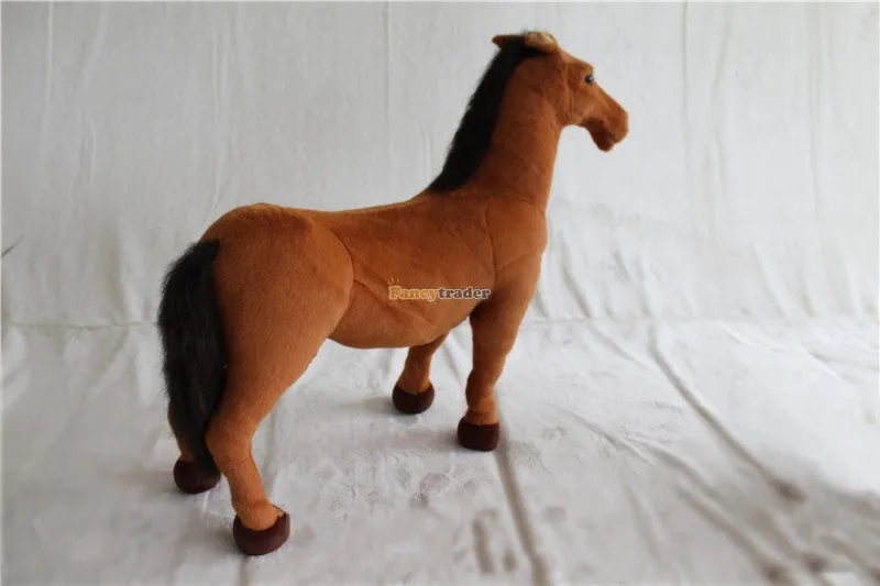 Fancytrader As Real! Cute High Quality Horse Toy 43'' 110cm Giant Soft Plush Stuffed Emulational Free Shipping FT90281 | Игрушки и
