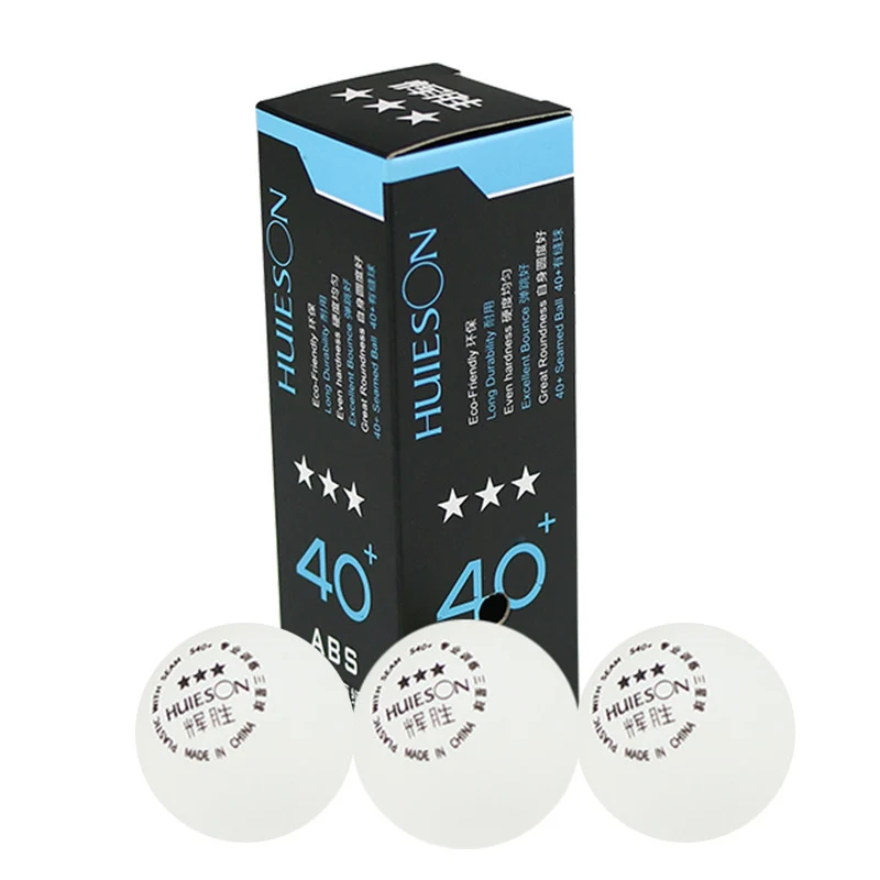 

3pcs/pack 3-Star 40mm 2.7g Table Tennis Balls Ping pong Ball White Pingpong Ball Amateur Advanced Training Competition Ball