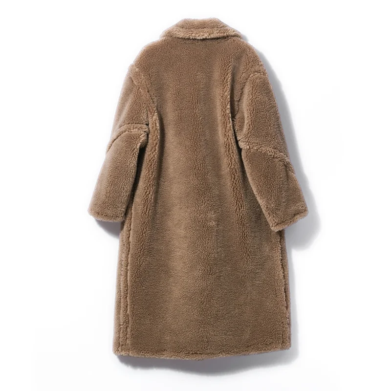 OFTBUY, пальто с натуральным мехом, длинная парка, зимняя куртка для женщин, Натуральная шерсть, мех овцы, уличный сверхразмерный, толстый, теплый, бренд