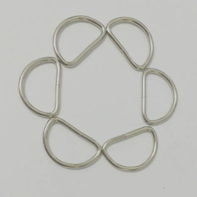 50PCS/LOT 15mm Silver Bronze Gunmetal type D ring Connection alloy metal shoes bags Buckles DIY Accessory | Дом и сад