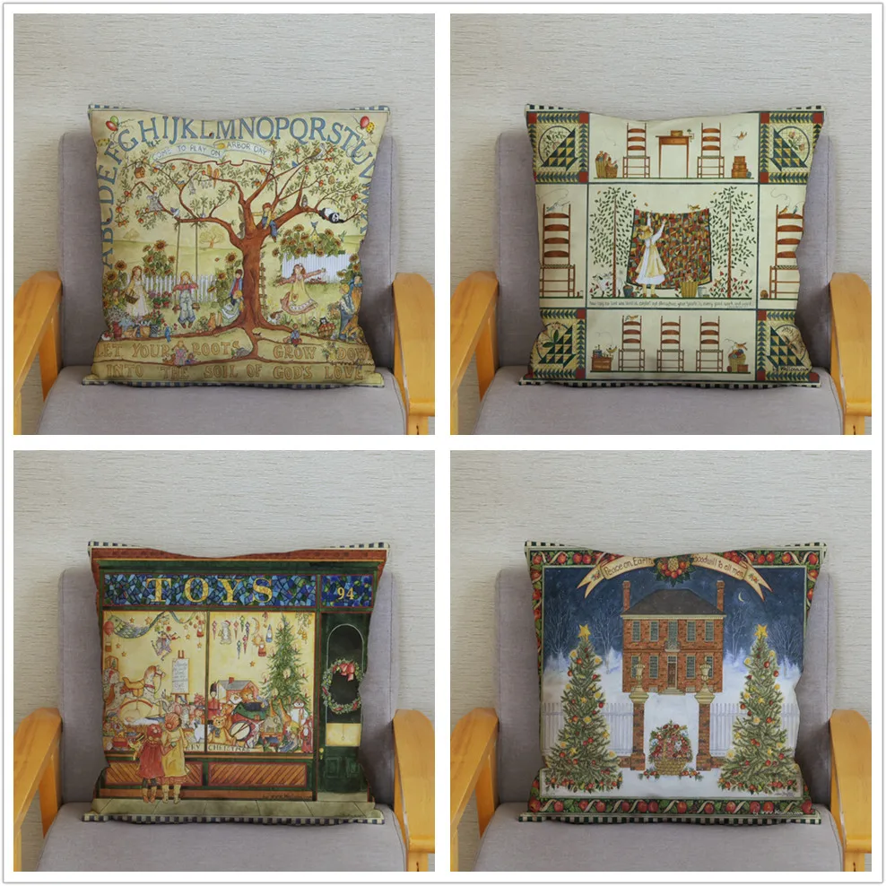 Винтаж Стиль Чехлы супер мягкие короткие плюшевые ботинки Подушка Чехол 45*45