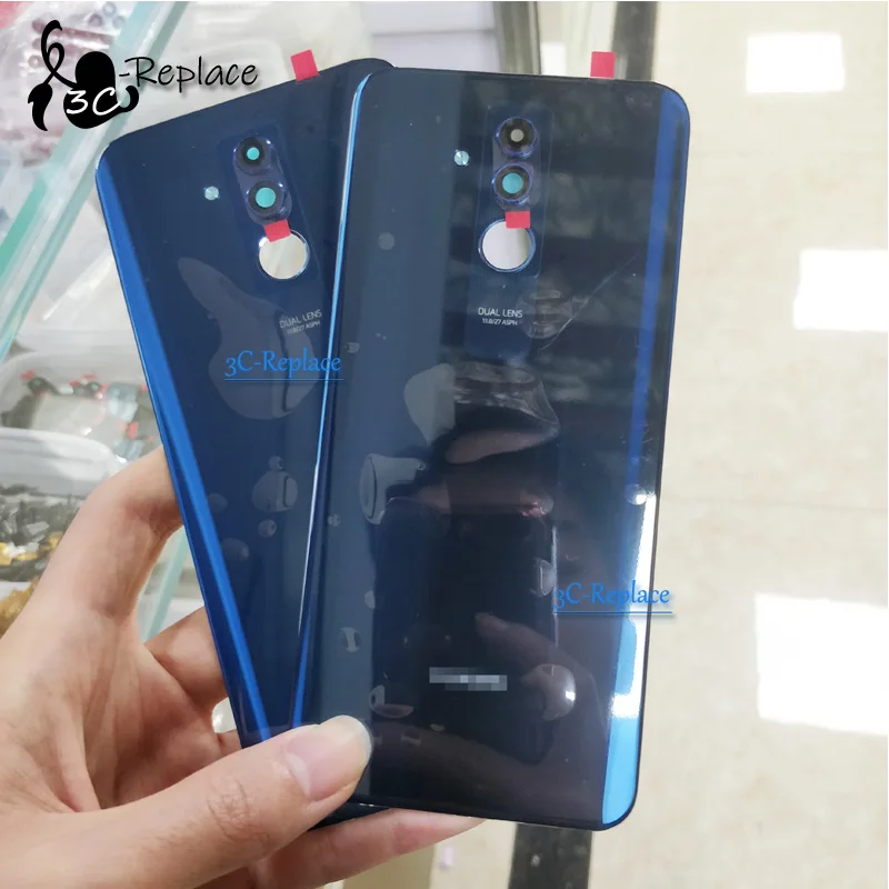 6," для huawei mate 20 lite mate 20 lite сменная стеклянная задняя крышка батарейного отсека чехол Корпус батареи задняя крышка 3 цвета