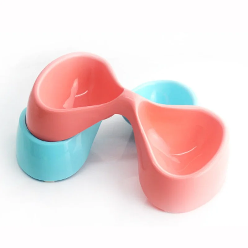 Керамическая миска для щенка котенка противоскользящая кошка забавный щенок