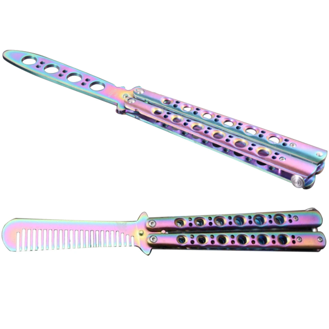 Складной тренировочный не Практичный Нож-бабочка Balisong C42 цвет практичный Karambit