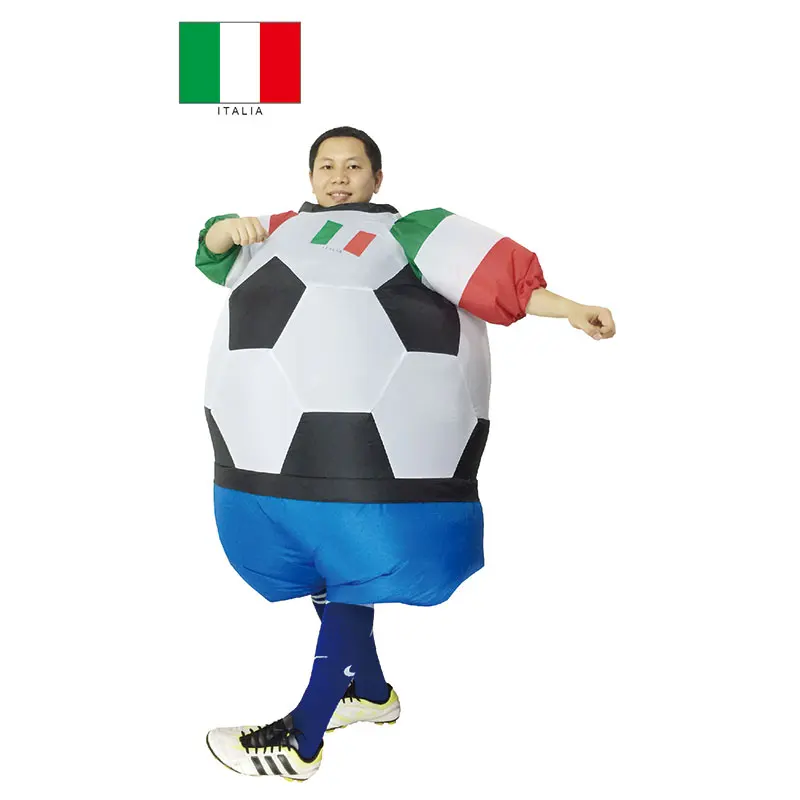 Надувной футбольный костюм карнавальный на Хэллоуин взрослый футбол игрок