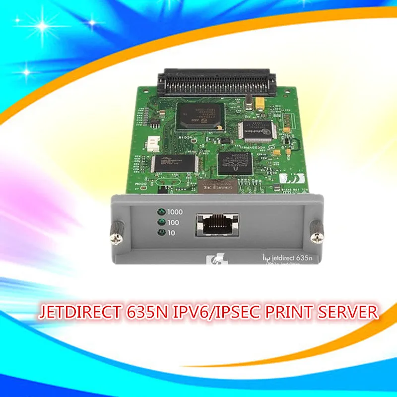 100% протестированный оригинальный принтер JETDIRECT 635N IPV6/IPSEC сетевая карта|card medium|card