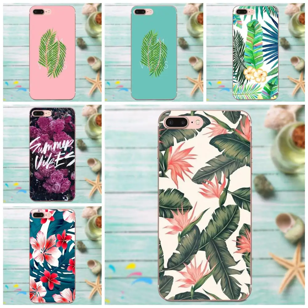 Зеленые тропические Vibes летние листья для LG Nexus 5 5X G2 G3 mini spirit G4 G5 G6 K4 K7 K8 K10 2017 V10 V20 V30