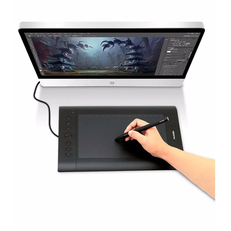 Huion H610PRO графический планшет для рисования Графический графический|pen core|tablet pc