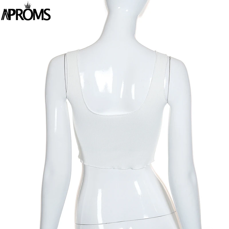 Aproms, яркие цвета, базовый укороченный топ, 90 s, для девушек, топ на бретелях, для женщин, лето, повседневные, без рукавов, белые, укороченные, женские Т-образные топы, майки