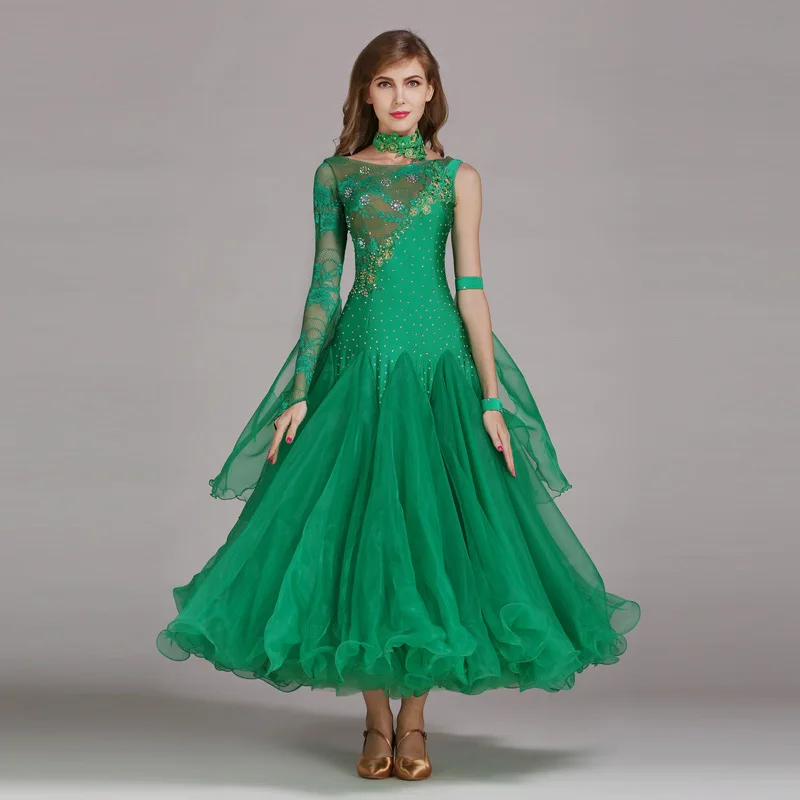 8 цветов бальные платья для конкурентов женские стандартные танцев 2019|Бальные