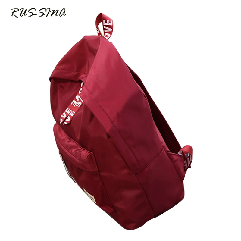 Модный нейлоновый рюкзак RUSSMA школьный Студент для подростков колледжа в стиле