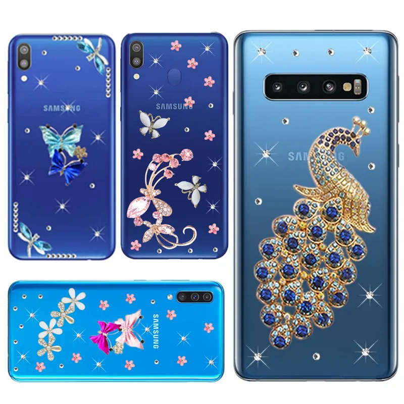 Чехол для Samsung Galaxy A70 A50 A40 A20e A10 M21 M30s A30 A21s чехол телефона с бабочками цветами