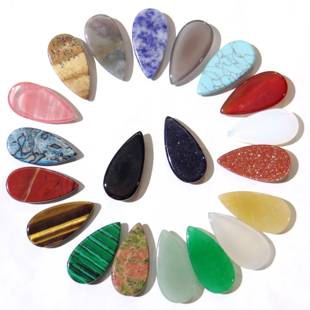 Подвеска из натурального камня бирюзы кварца 10 шт.|natural stone|natural stone lotstones lot |