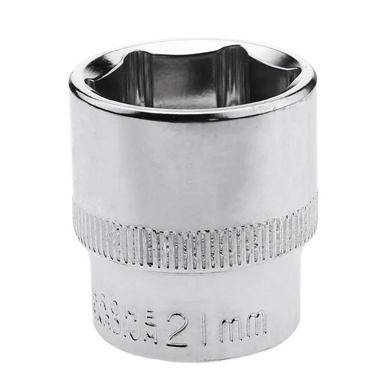 6mm-24mm Series Hexagonal Standard 3/8 Inch Short Sleeve Standard Hexagonal Socket Chrome Vanadium Steel Head Hex Socket Tool