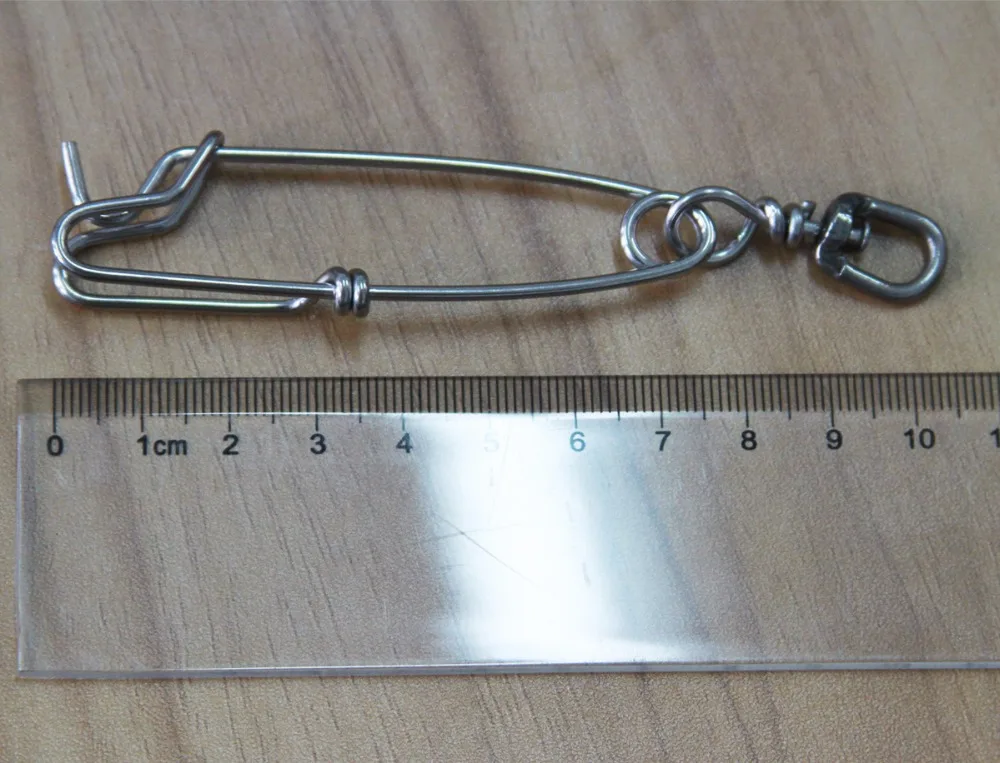 JIOUDAO 2 шт./лот 8 см из нержавеющей стали SteelFloatline зажимы для тунца ярусная ветка вешалки с Вертлюгами пистолета поплавок 400lb длинная ветка