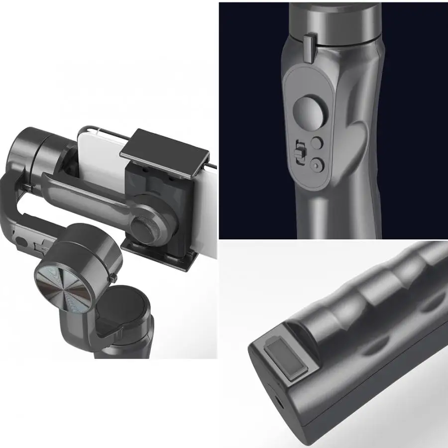 H4 3 Axls ручной анти-встряхивание мобильный телефон Gimbal стабилизатор для мобильного телефона экшн-камеры