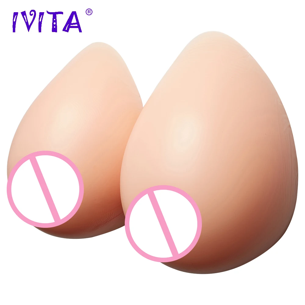 IVITA 2000 г силиконовая искусственная капля груди формирует реалистичные
