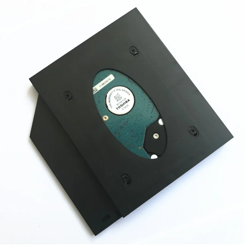 Универсальный 2," 2-й CD/DVD-ROM HDD жесткий диск Caddy лоток SATA 9,5 мм 12,7 мм Оптический отсек для ноутбука Mac book 10 пакетов