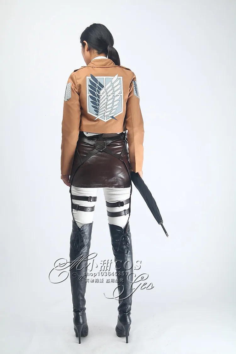 Attack on Titan Shingeki no Kyojin Levi/Eren костюмы для косплея на Хэллоуин женщин/мужчин Carnaval