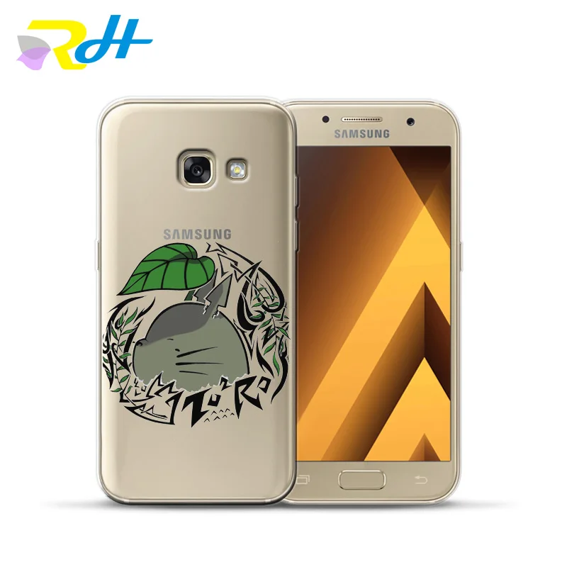 Мягкий чехол из ТПУ для Samsung Galaxy A7 2018 Coque Etui Cute Totoro A10 20 30 40 50 70 A6 A8 Plus | Мобильные