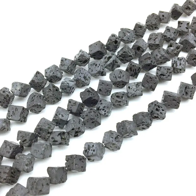 BEADZTALK 2String оптовая продажа каменные кубические бусины 7 мм свободный разделитель