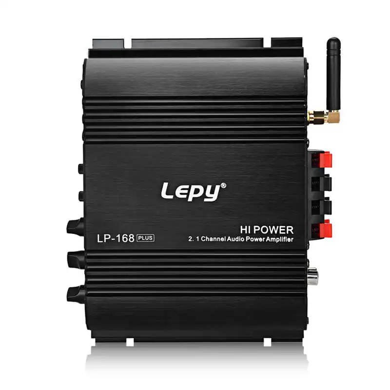 Lepy Lp 2,1 канальный автомобильный усилитель 3,55 мм Аудио проводной 168 плюс супер бас Hifi стерео Бас выходная мощность