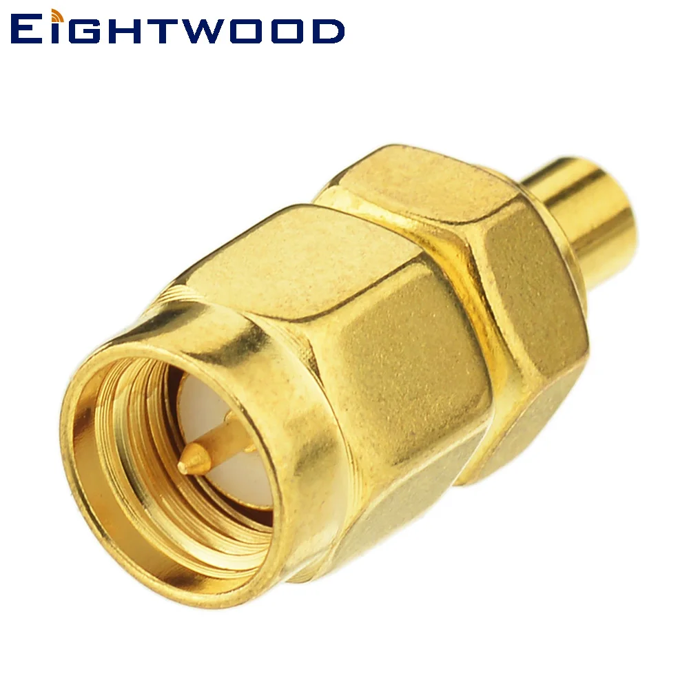 Eightwood 5 шт. SMA к MMCX RF коаксиальный адаптер штекер Jack женский прямой разъем |
