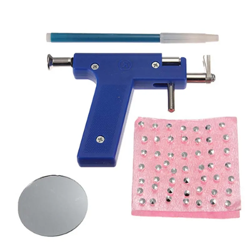 1 комплект профессиональный пупок Для Пирсинга Ушей с ушками набор инструментов