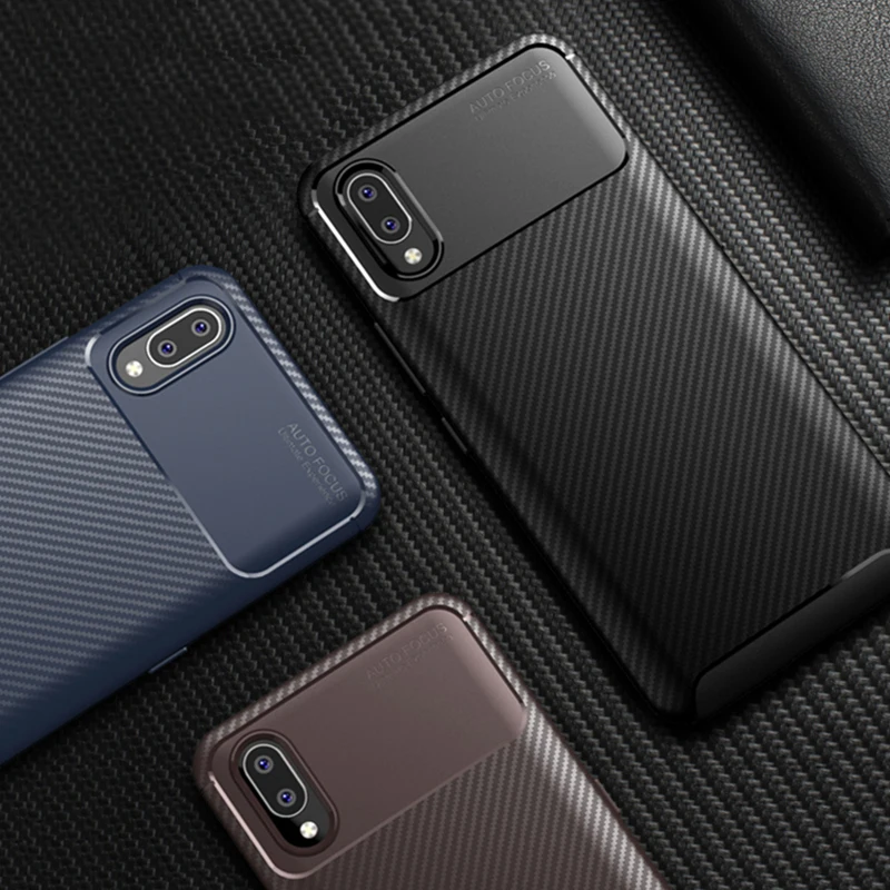 Soft Carbon Fiber Silicone Case For Vivo Nex S A Luxury 845 Mobile Phone Armor Back Cover Anti Knock Protection Silicon Capa |