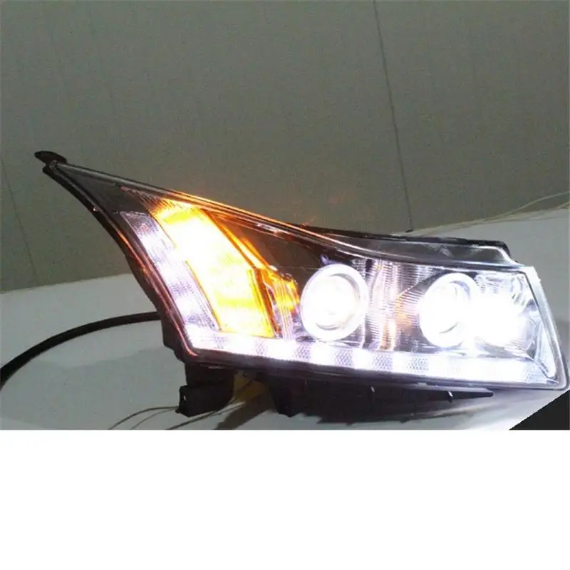DEL# Luces Para Auto Side Turn Signal Parts Led Drl Daytime Running Car Lighting Headlights Front Fog Lights FOR Chevrolet Cruze |