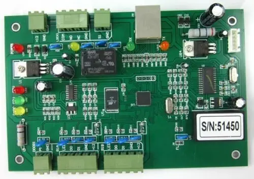 Контроллер доступа WG2001.NET TCP/IP 1 дверь 20 пользователей 100K программируемый триггер