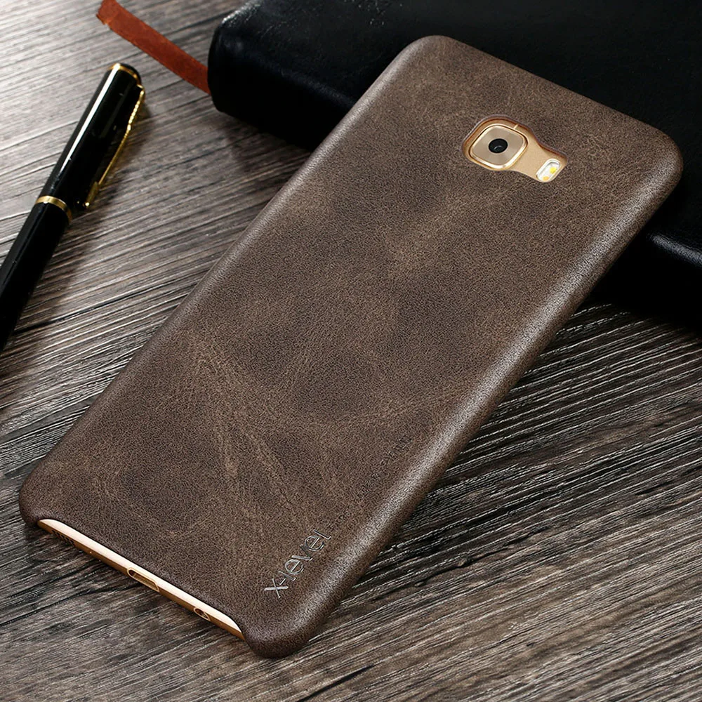 X-Level кожаный чехол для телефона для samsung Galaxy C9 Pro чехол Роскошный PU Мягкий сенсорный ультра тонкий чехол для samsung C9 Pro