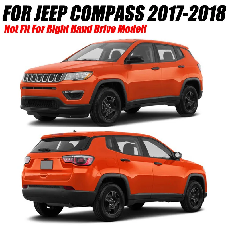 Для Jeep Compass 2017 2018 хромированный головной светильник противотуманный